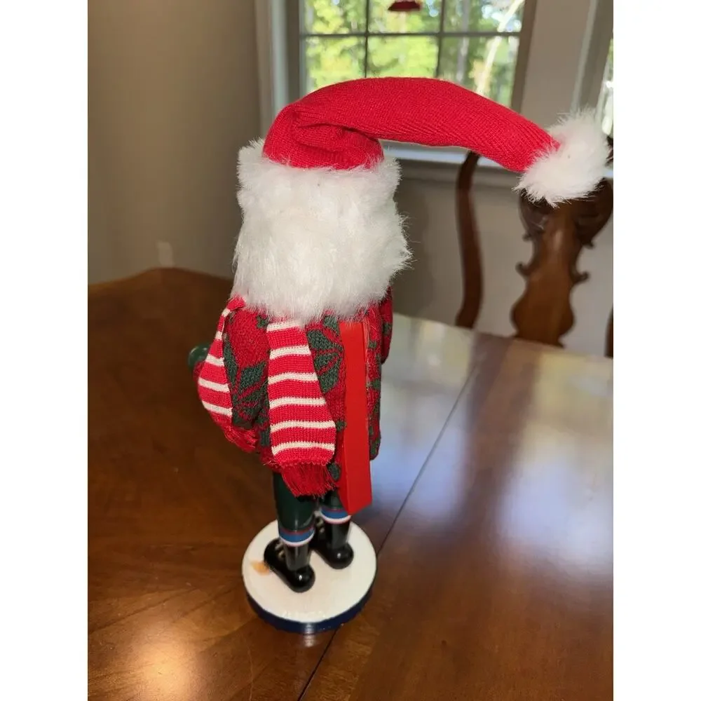 Target Threshold 15-inch Wooden Skiing Santa Nutcracker